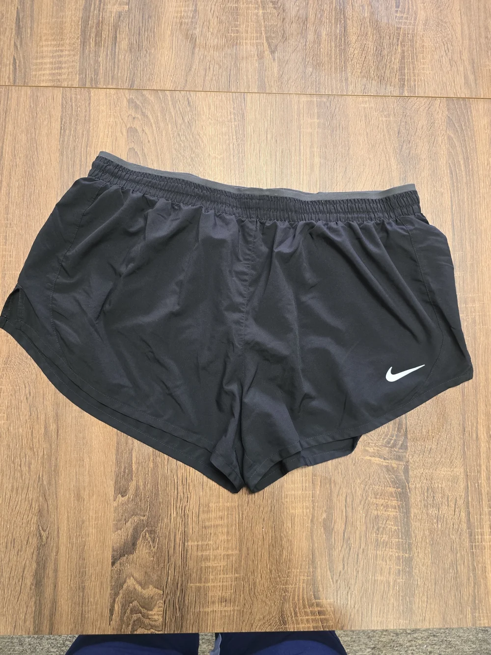 Nike Women’s Dri-FIT Running Shorts XL Black Lined Athletic Workout Gym